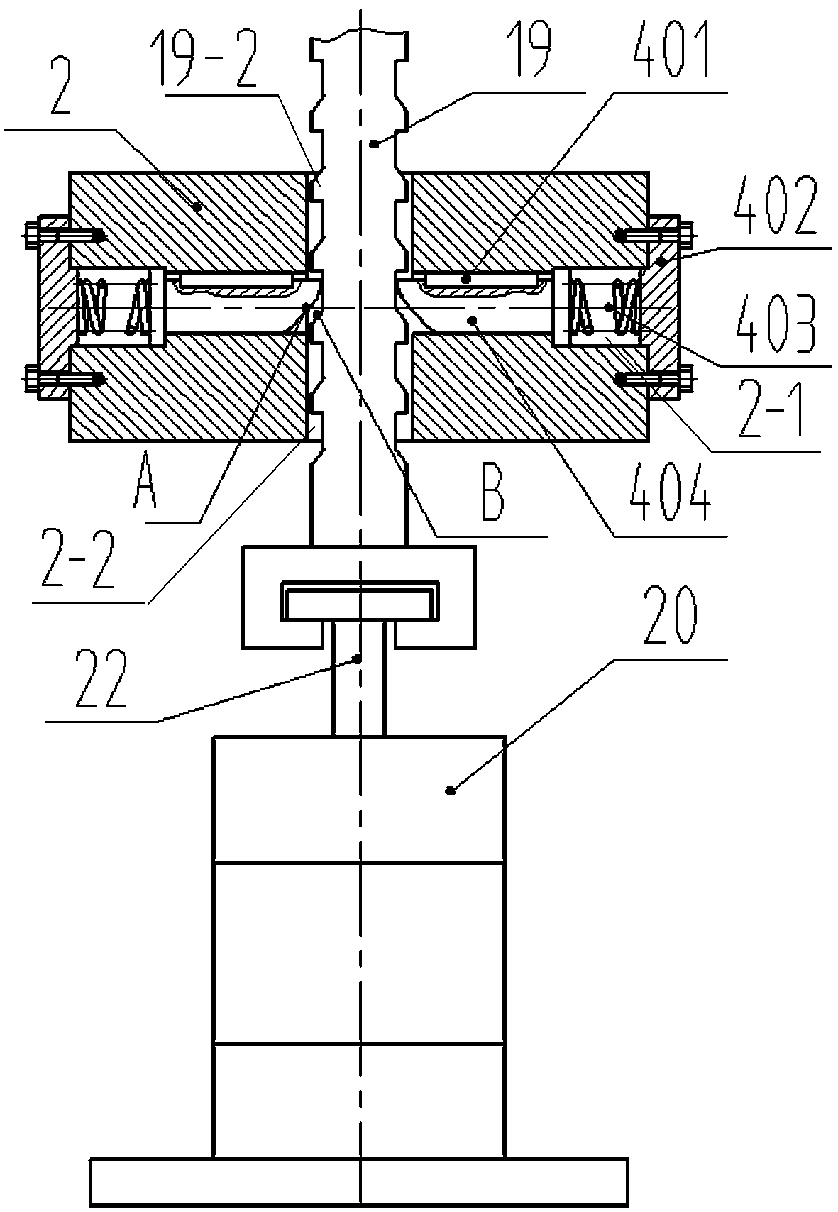 High-speed strong impact testing machine