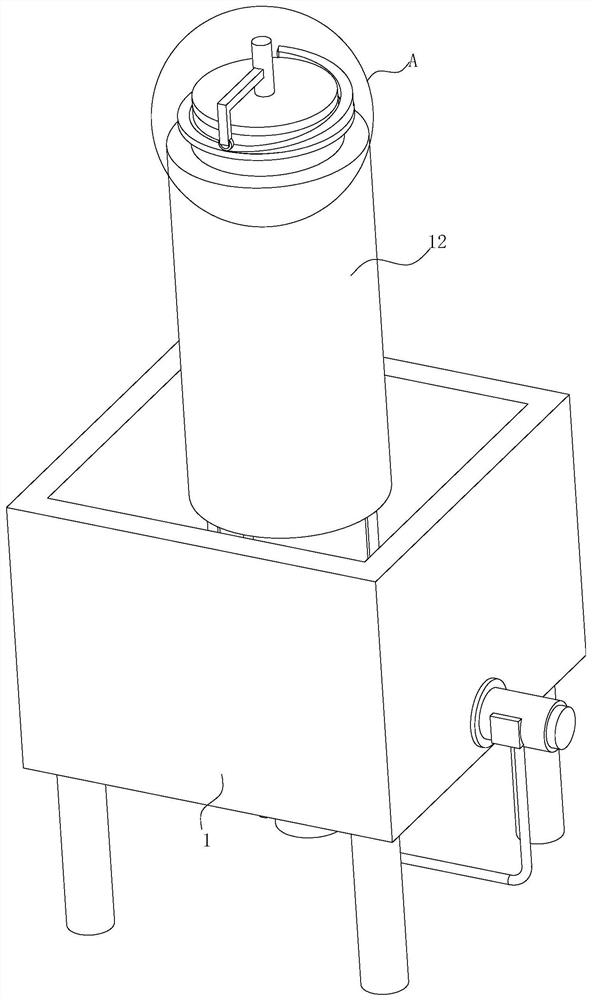 A mixed reaction device for scr denitrification of industrial flue gas