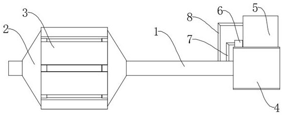 An armature iron core polishing device for electric tools