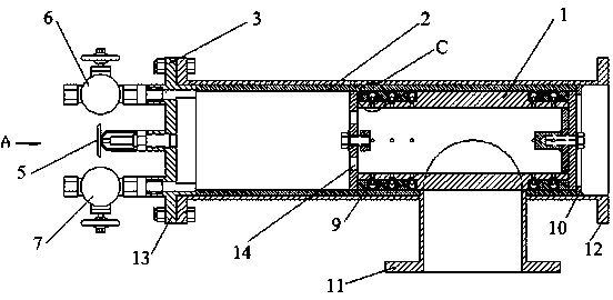 Thermal sensitive firefighting angle valve