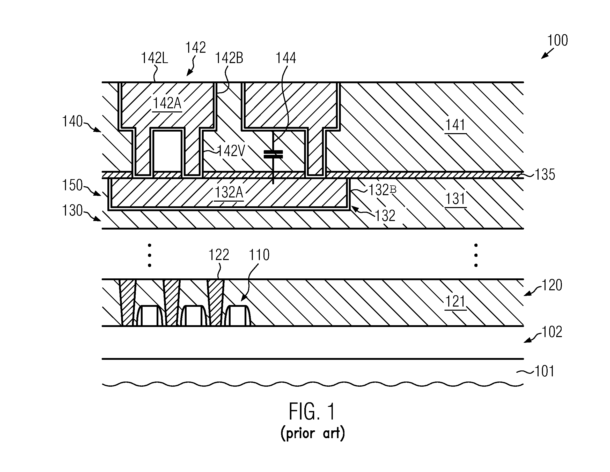 Semiconductor device comprising metallization layers of reduced interlayer capacitance by reducing the amount of etch stop materials