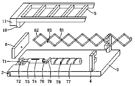 Concealed deformed stairs of loft-style building