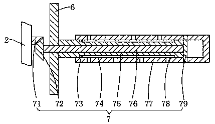 Concealed deformed stairs of loft-style building