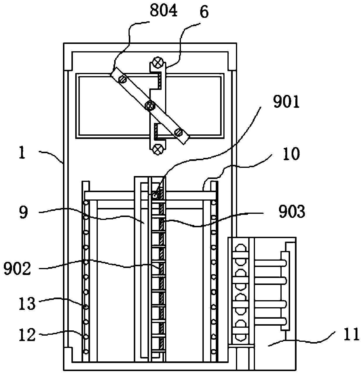 Intelligent cleaning device for tea leaf processing and using method thereof