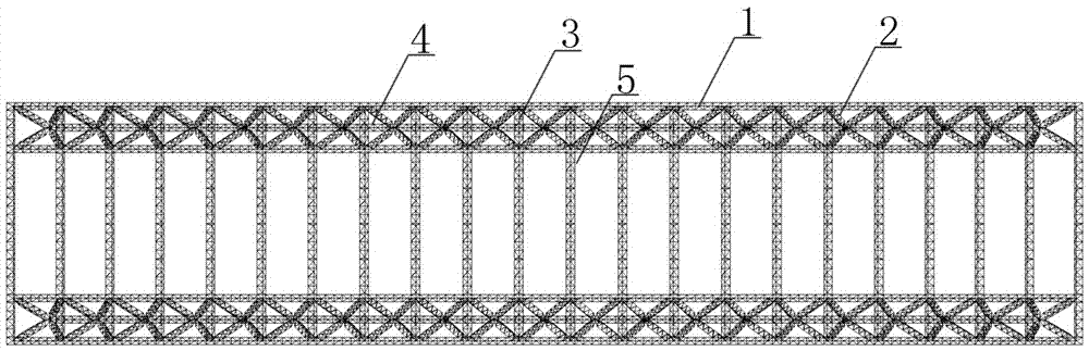 Giant prestressed tension string structure and construction method suitable for super-long-span coal yard closure