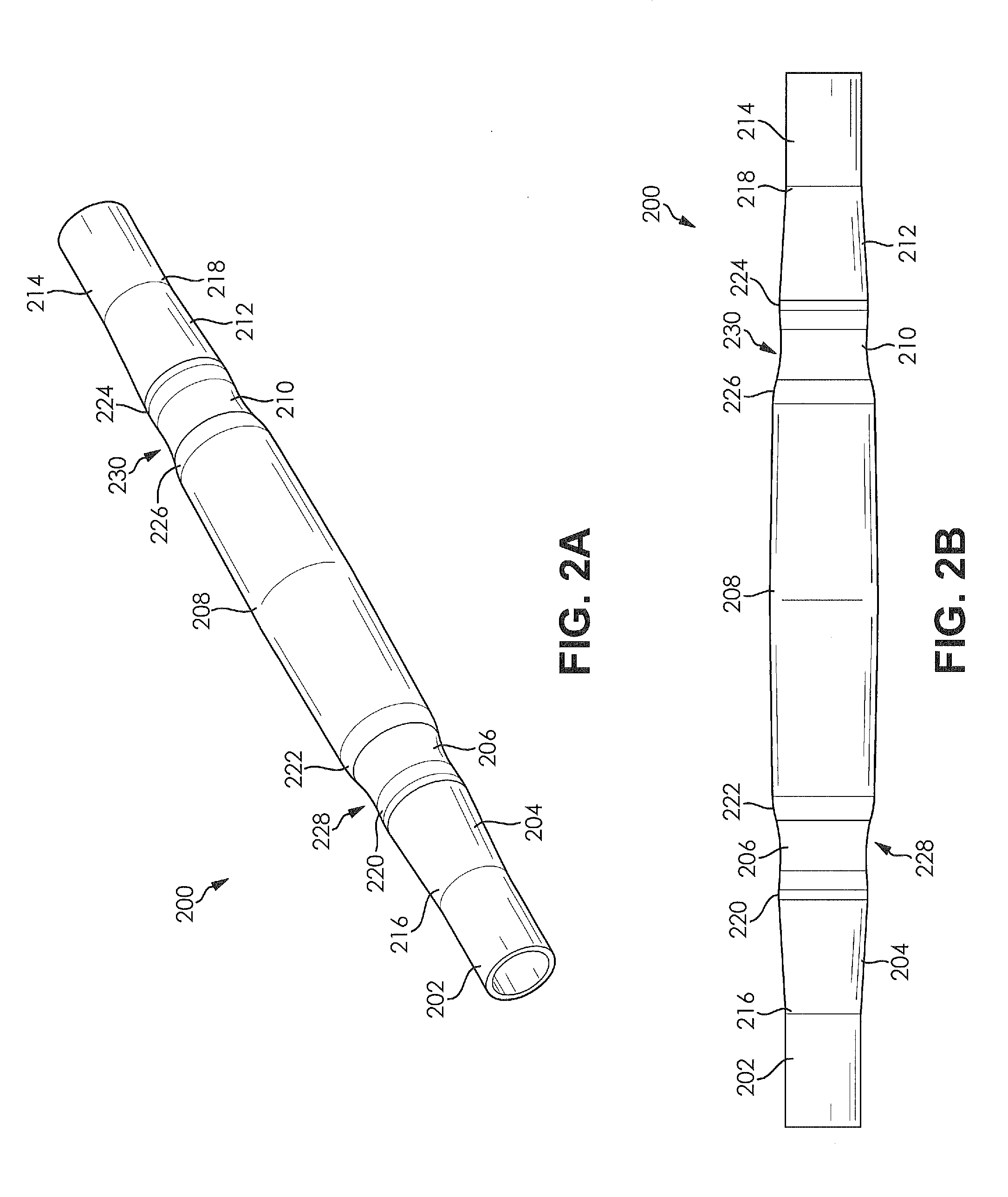 Hydroformed driveshaft tube with secondary shape