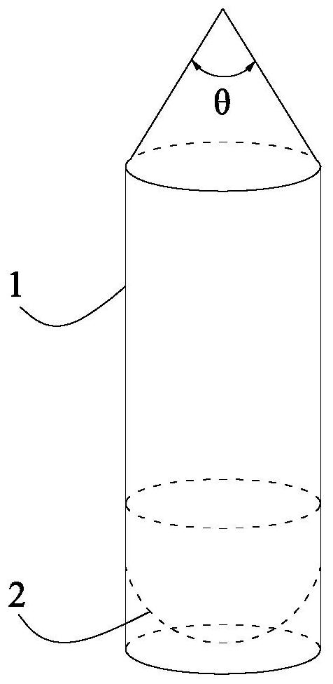 Cadmium telluride crystal growth device and growth method thereof