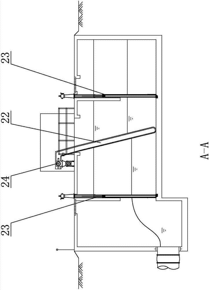 An integrated device for sand settling and pollution prevention suitable for river channel treatment projects