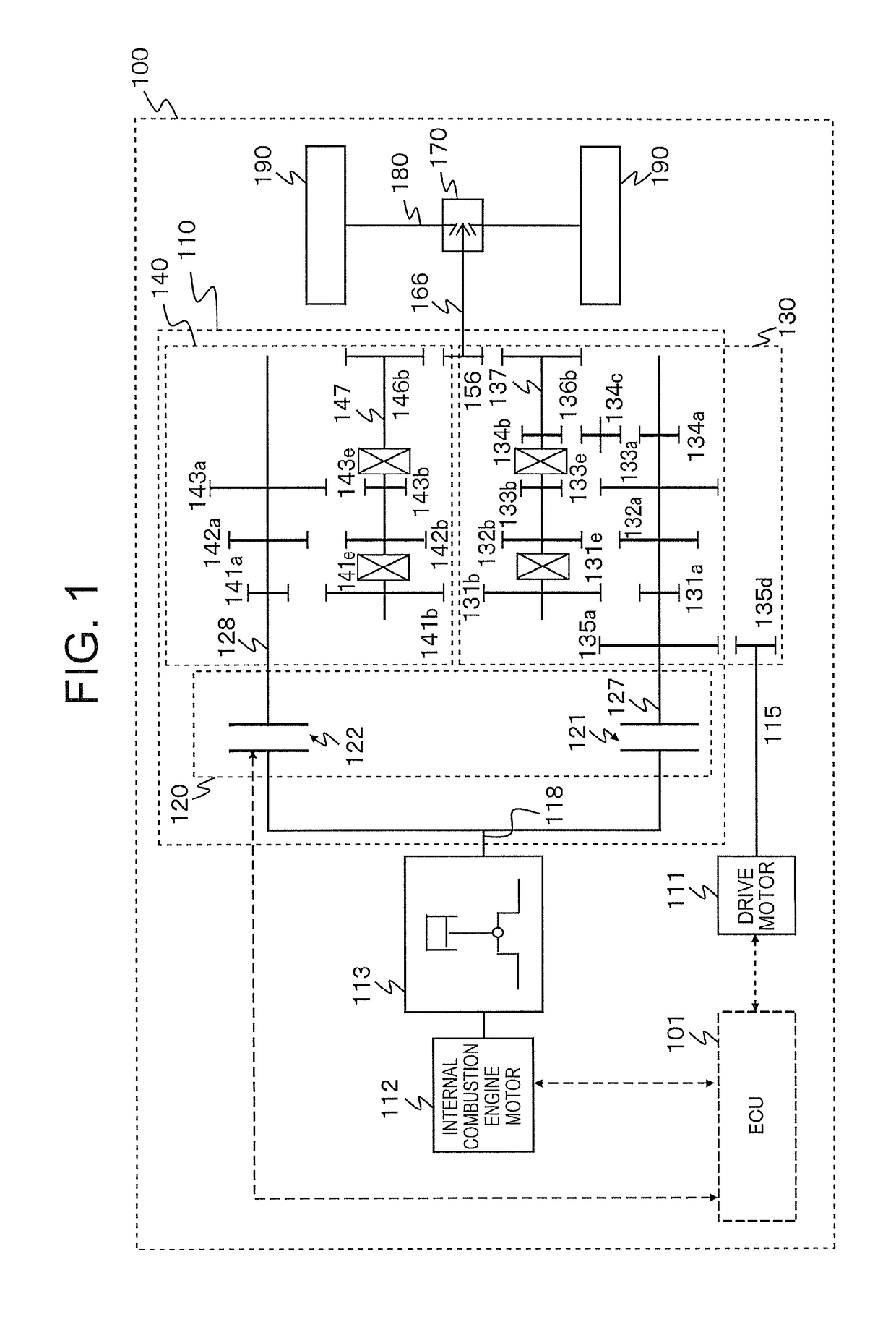 Control device and control method for a hybrid vehicle