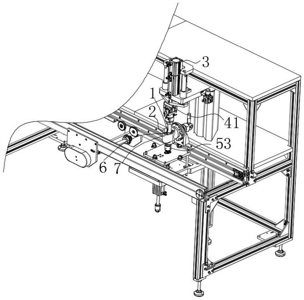 Pressing device and automatic production line