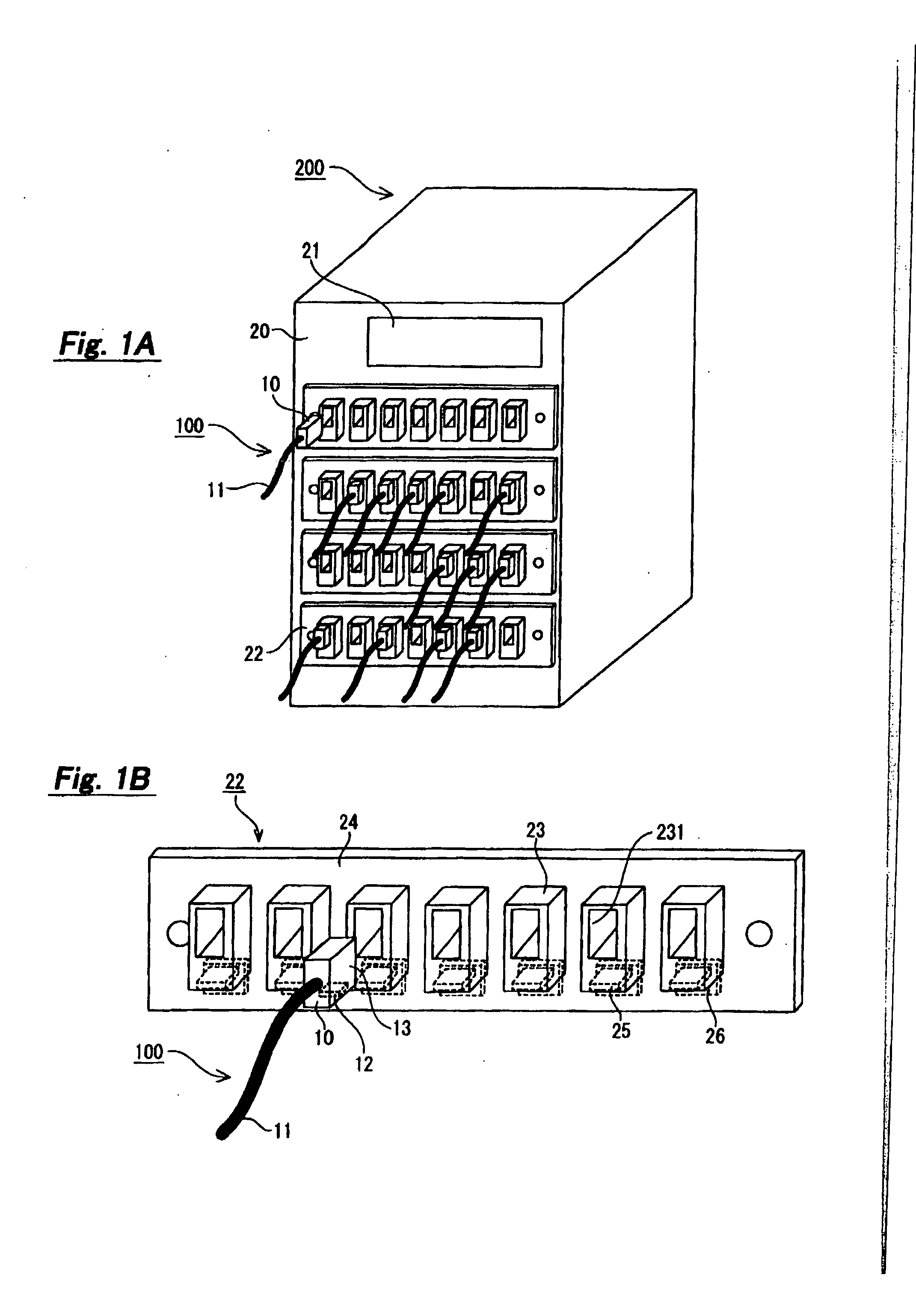 Adapter panel, electronic equipment, and cable connector identification system