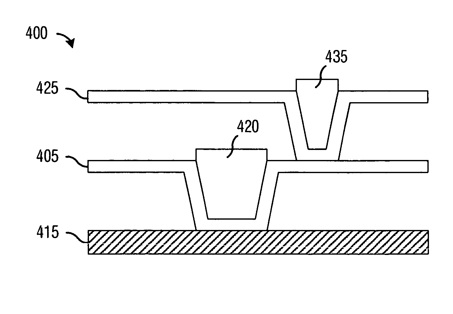 System and method for filling vias