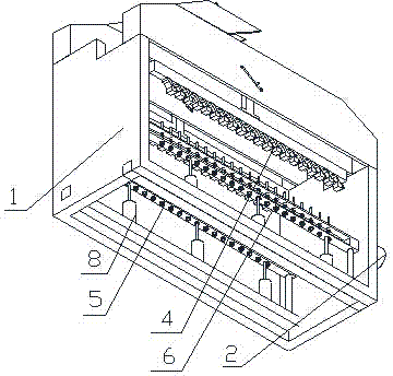 Wave-shaped three-dimensional steel mesh welding device