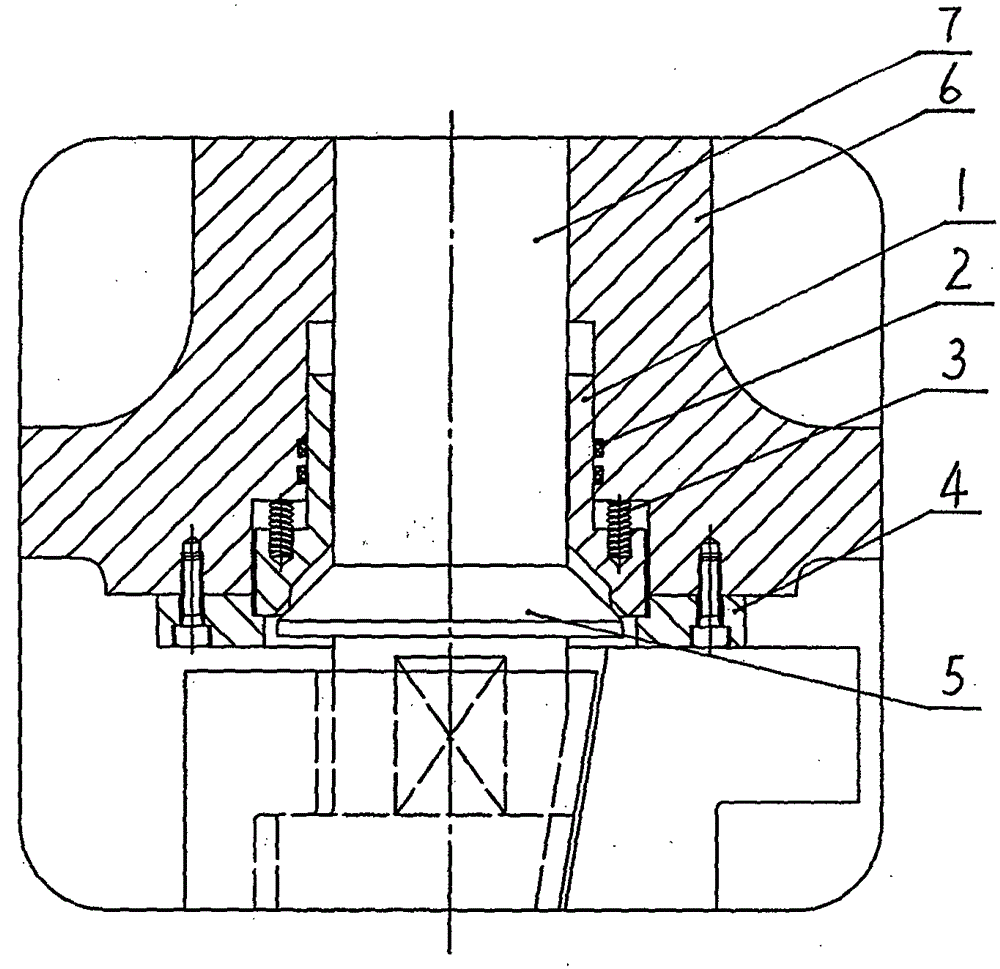 A reverse sealing device for a valve stem with a fixed stroke