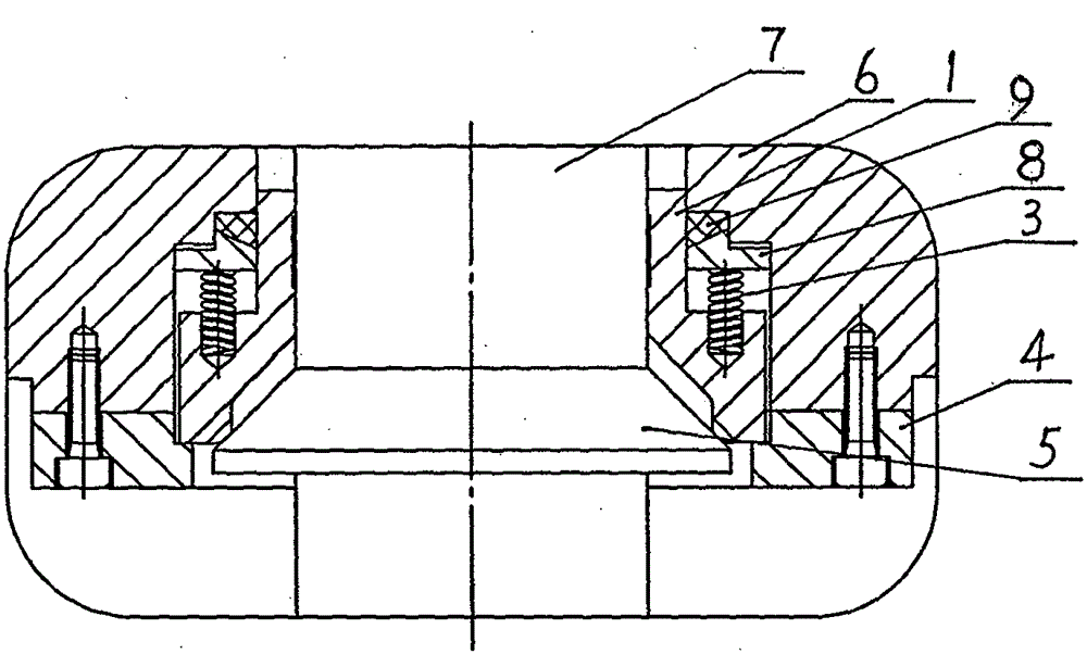 A reverse sealing device for a valve stem with a fixed stroke