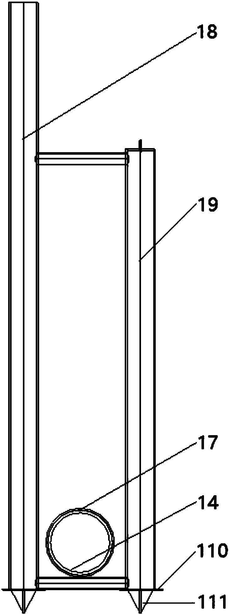 A marine crustacean breeding steel structure cage and three-dimensional breeding system