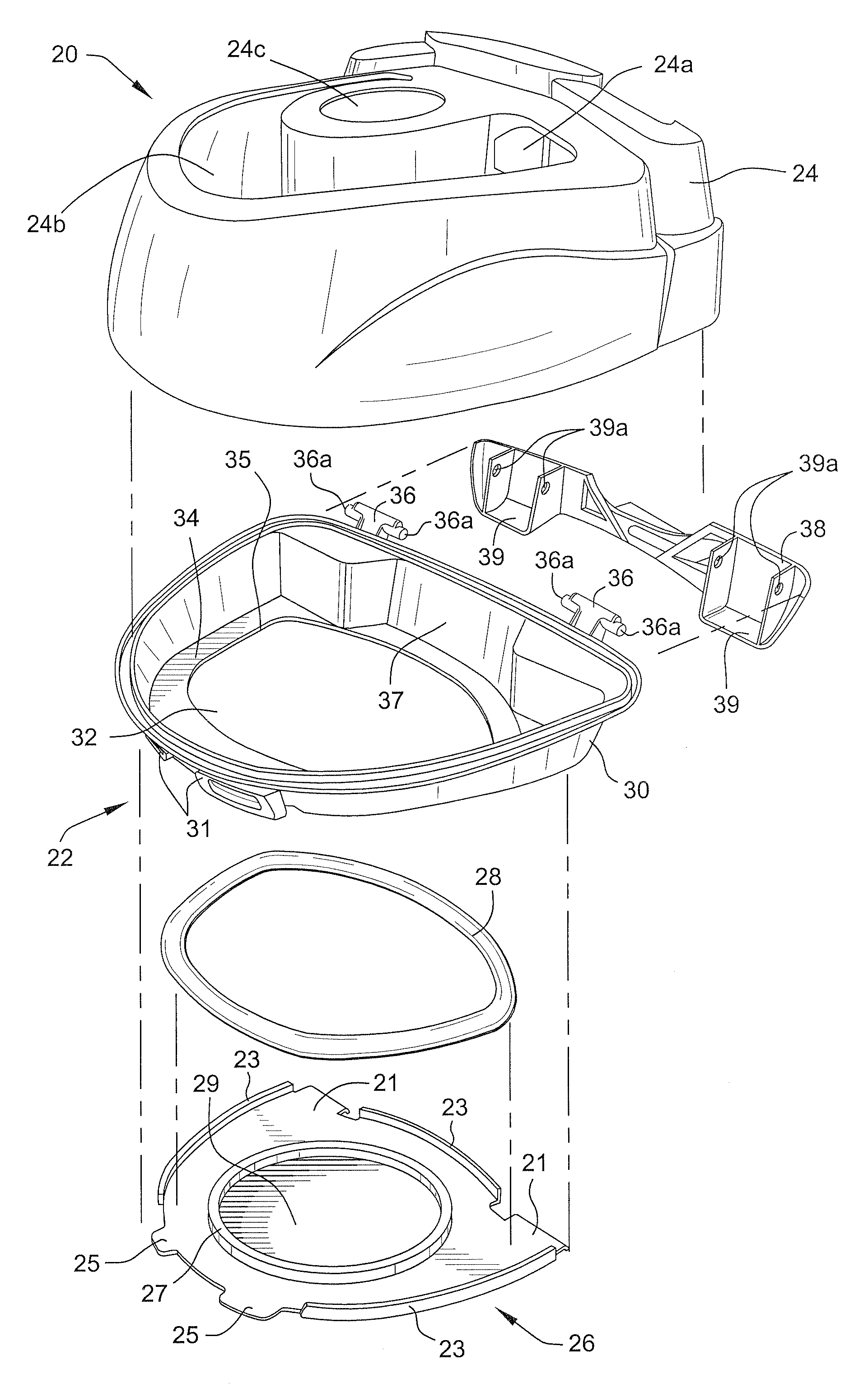 Tub for humidifier