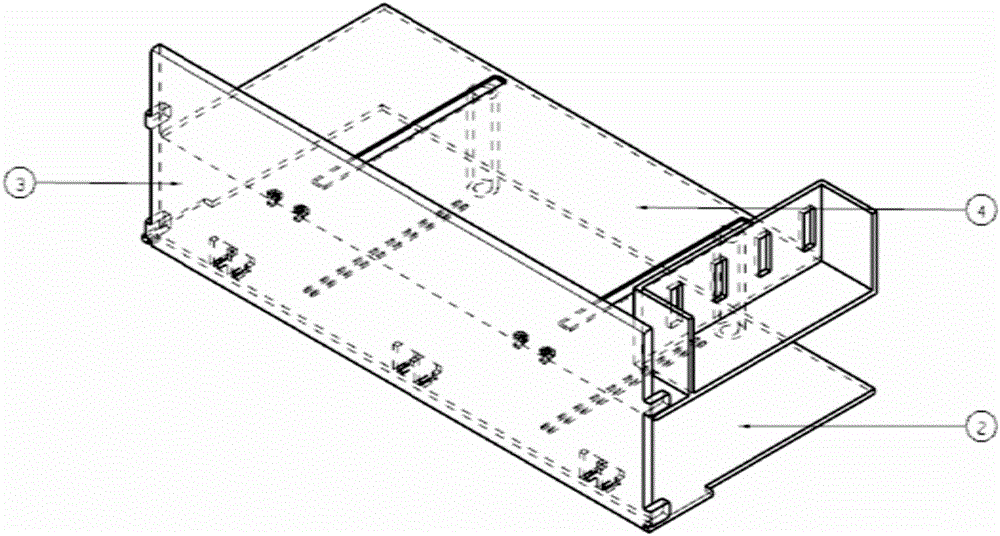 Multifunctional computer data line storage box