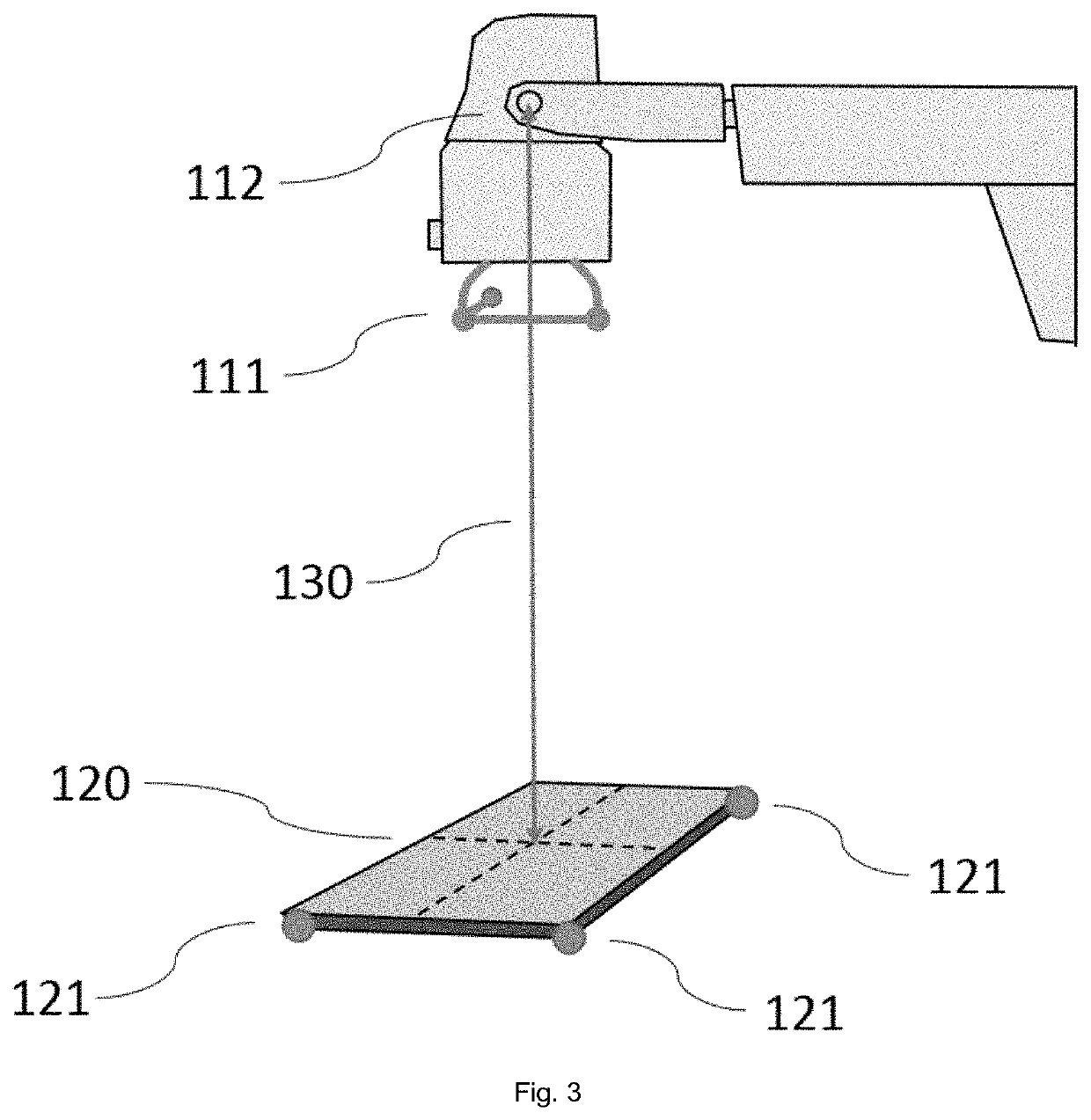 Method and system for determining the sid and the thickness of a patient in a radiographic system