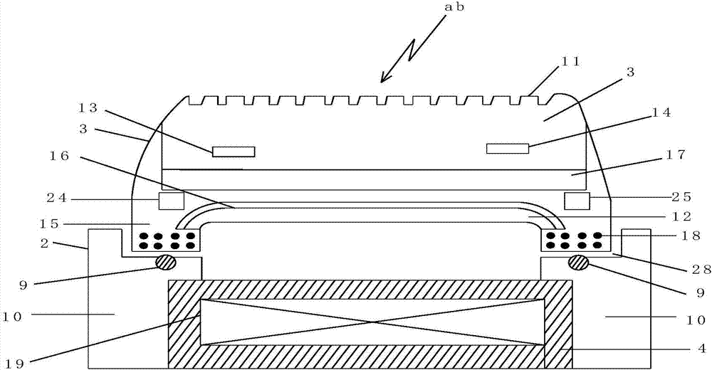 Superconducting magnetic levitation intelligent tire of automobile