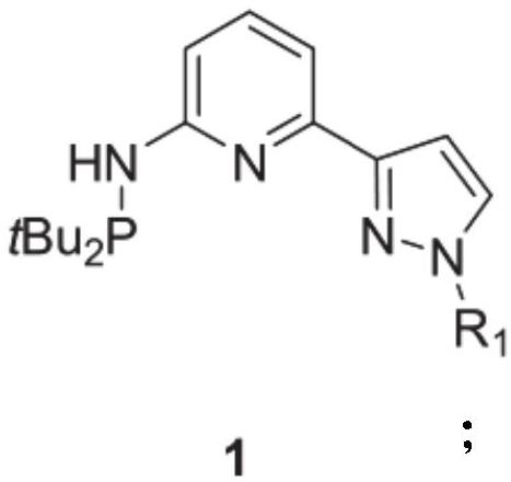 Pyridyl bridged NNP cobalt complex and application thereof