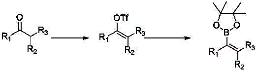 A kind of synthetic method of 3,6-dihydro-2h-pyran-4-boronic acid pinacol ester