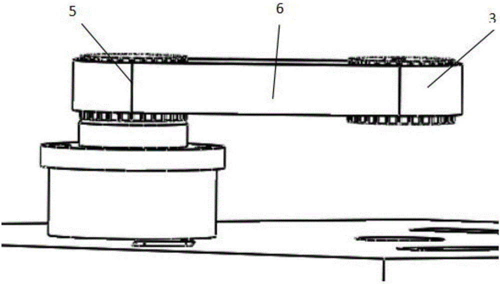 Movable platform mechanism with ball screw connected with gear and rack in series