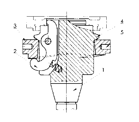 Rotary inner clamping device