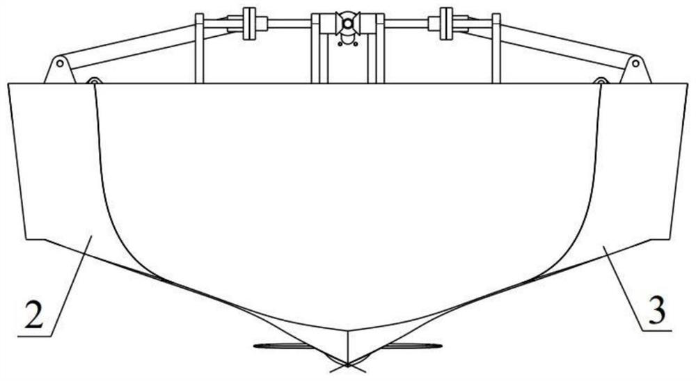 Sea condition adaptive variable shape planing boat