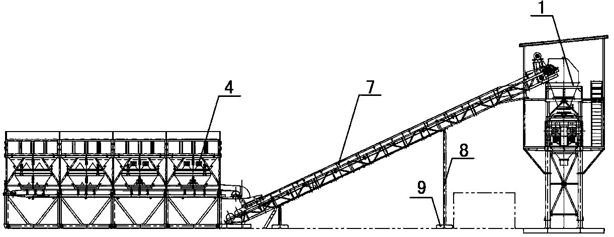 Foundation-free rapidly installed and transformed stirring station