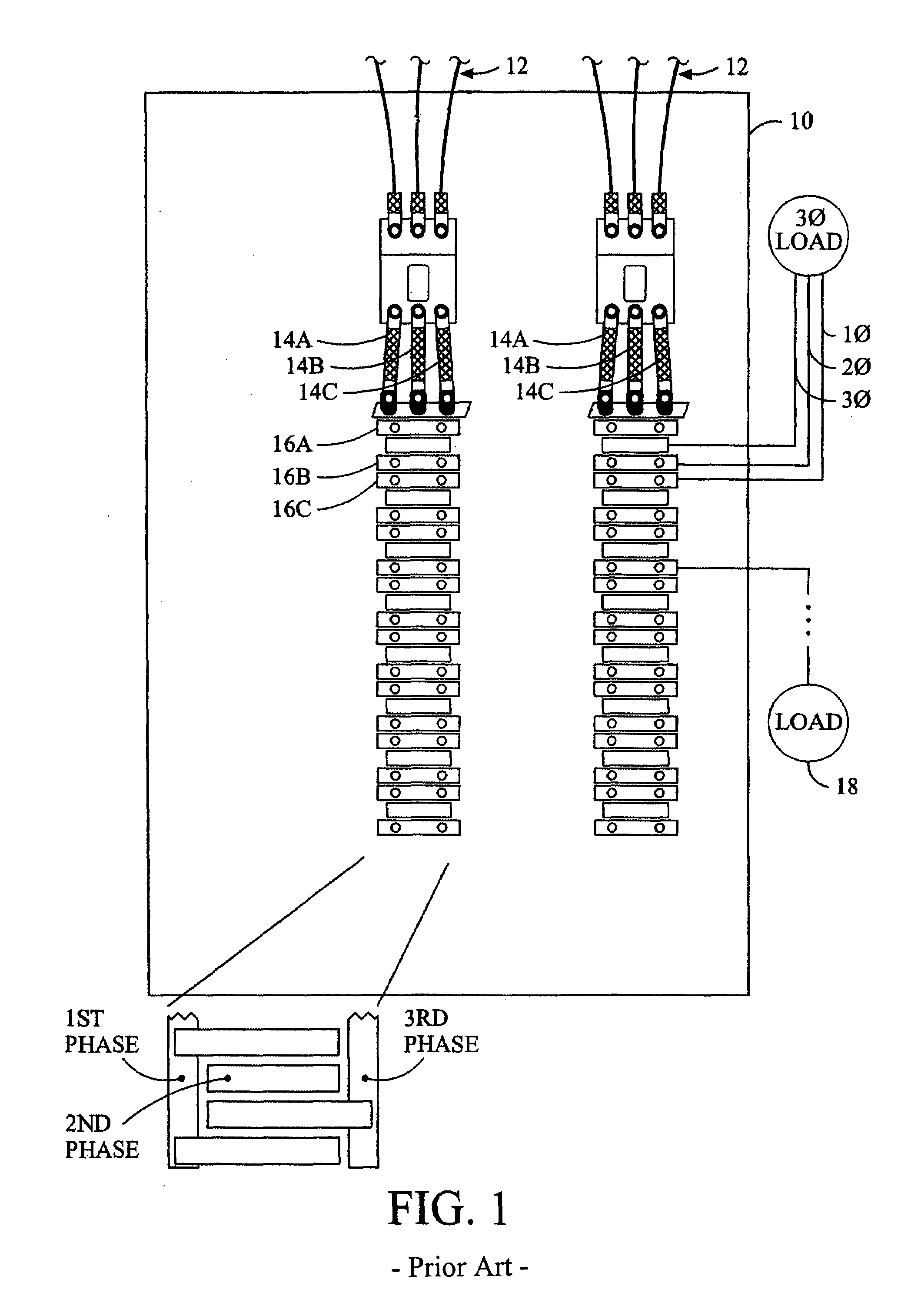 Simplified power monitoring system for electrical panels