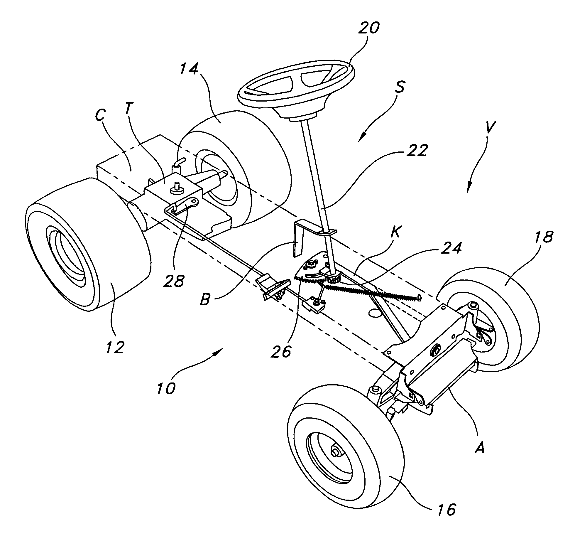 Vehicle control system with slow-in-turn capabilities and related method