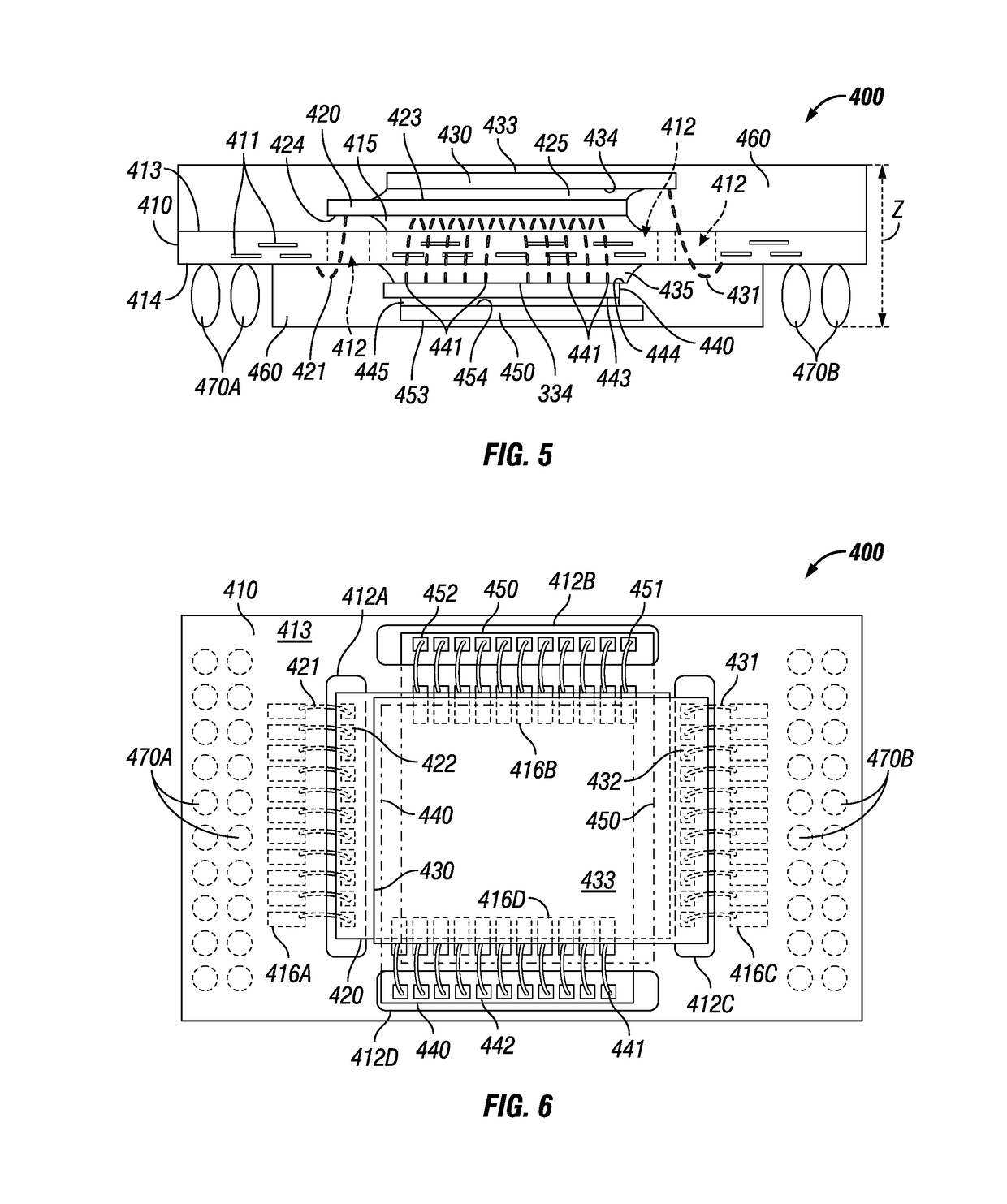 Face down dual sided chip scale memory package