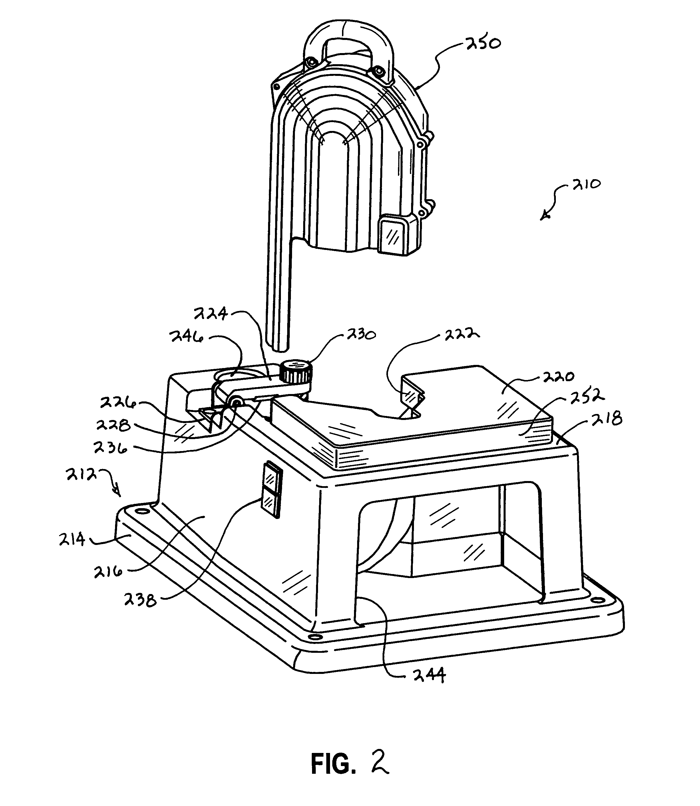 Stand for supporting a hand-held powered operated band saw