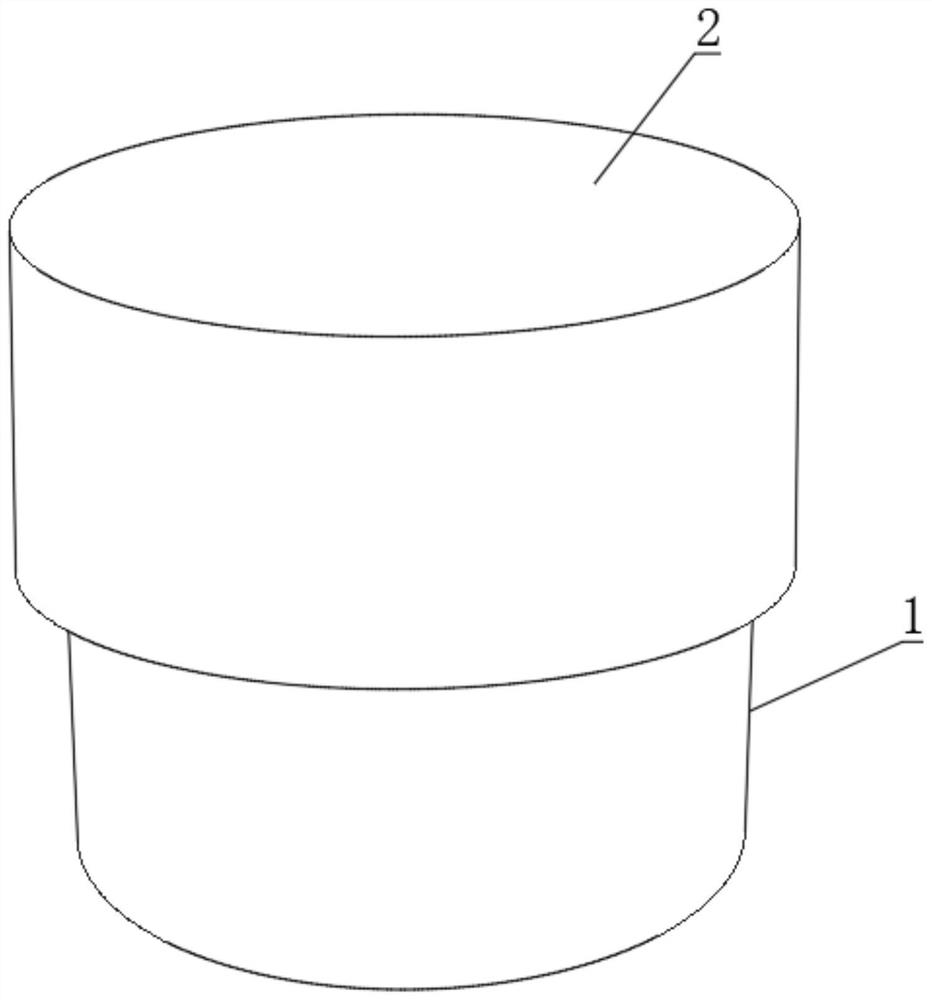 Semi-permanent water curtain absorption type formaldehyde detection box