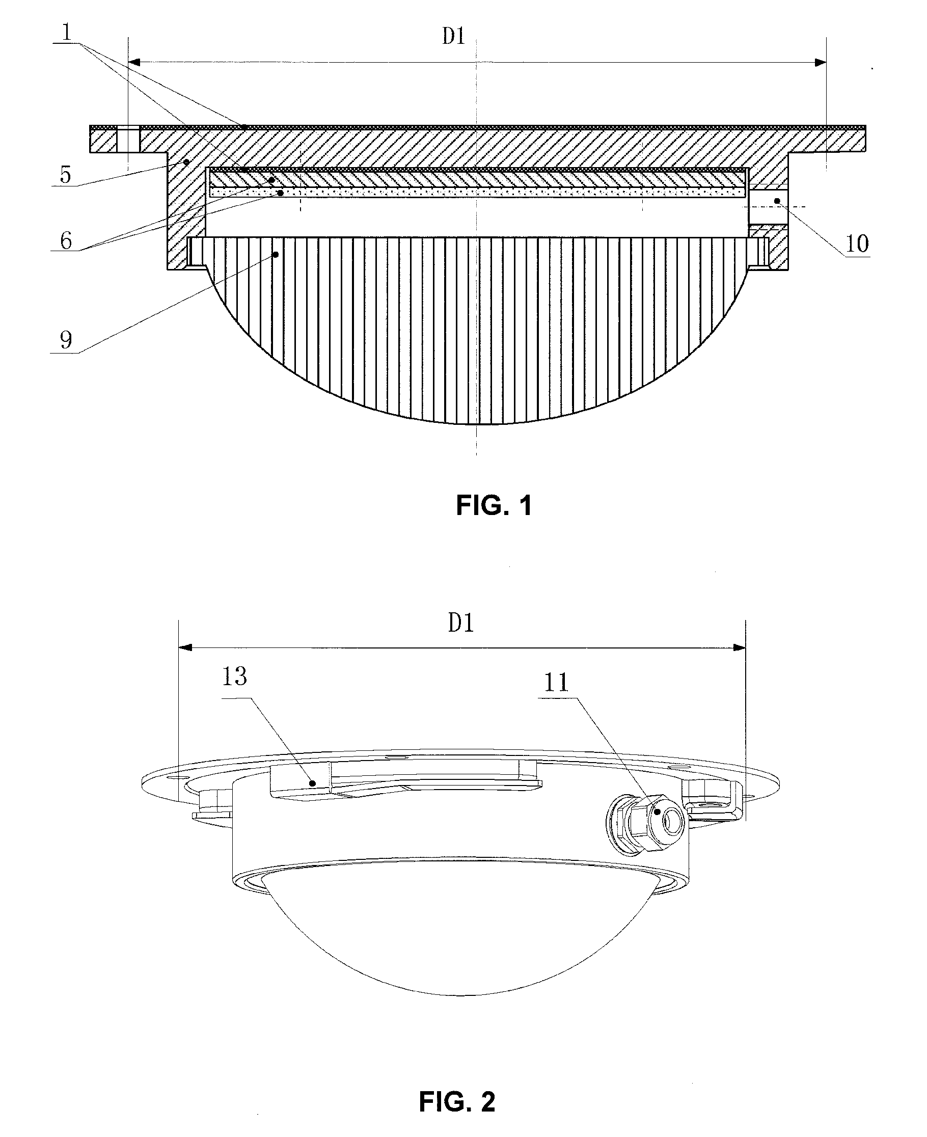 Method And Device For Constructing High-Power LED Lighting Fixture