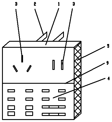 Power equipment on-site real-time monitoring alarm device and control method