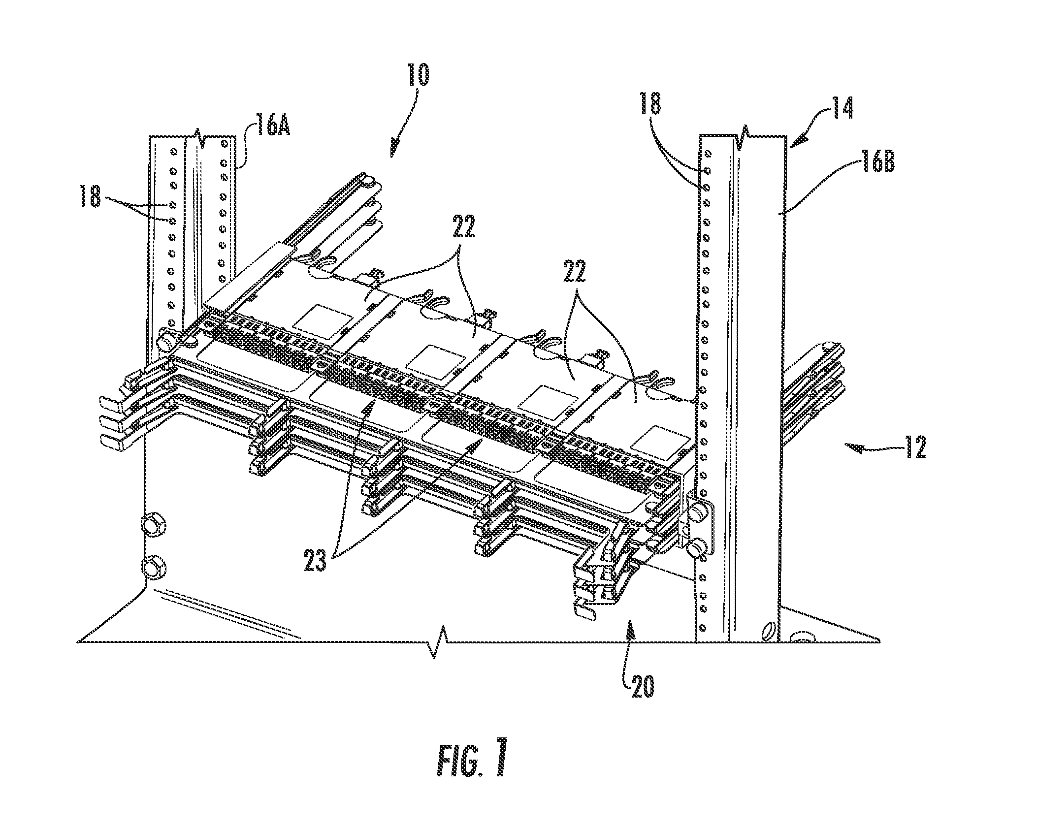 High Capacity Fiber Optic Connection Infrastructure Apparatus