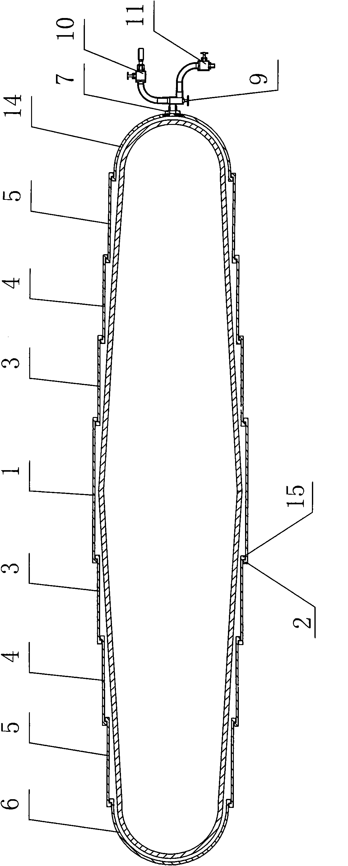 Telescopic multifunctional rescue device capable of collecting and supplying air power