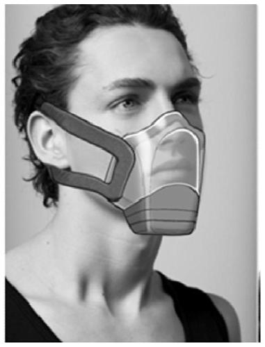 Mask capable of automatically filtering gas and sterilizing