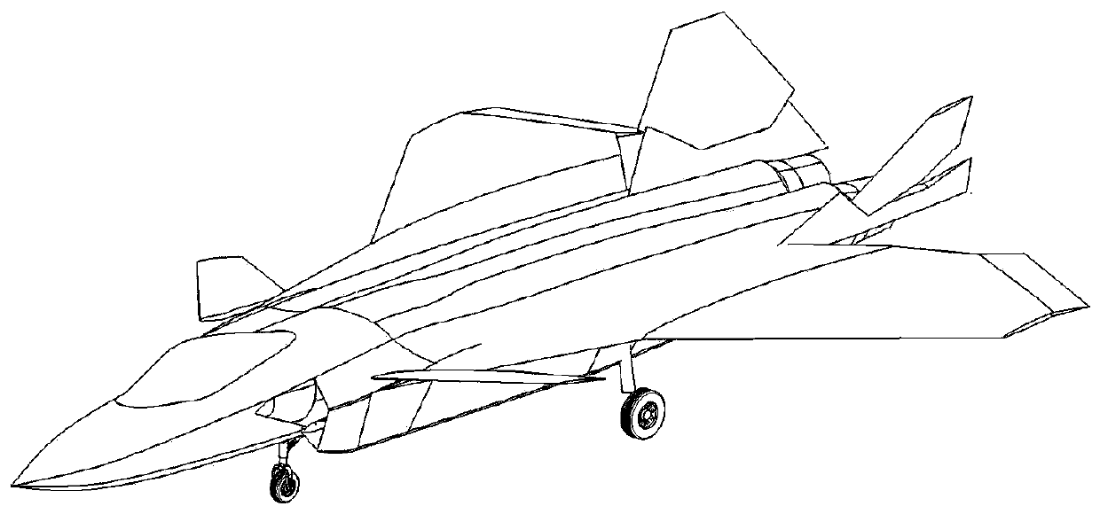Variant stealth aircraft and variant method and application thereof