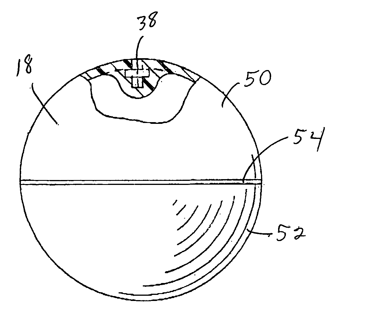 Ball for use in a tire assembly