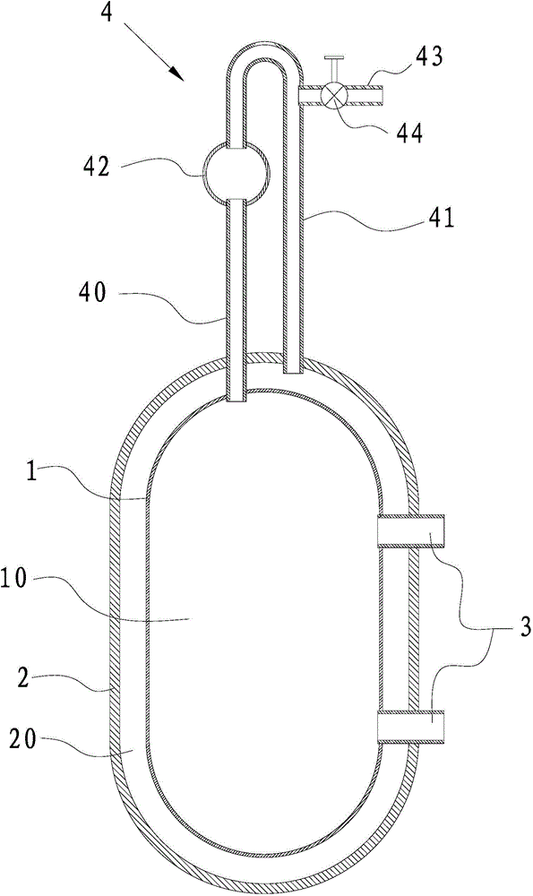 Separate type pressure-bearing anti-corrosion device