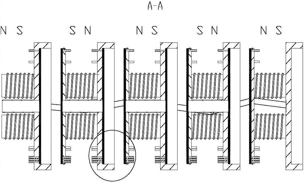 Electromagnetic force-based dehydration apparatus for reduction of sewage sludge