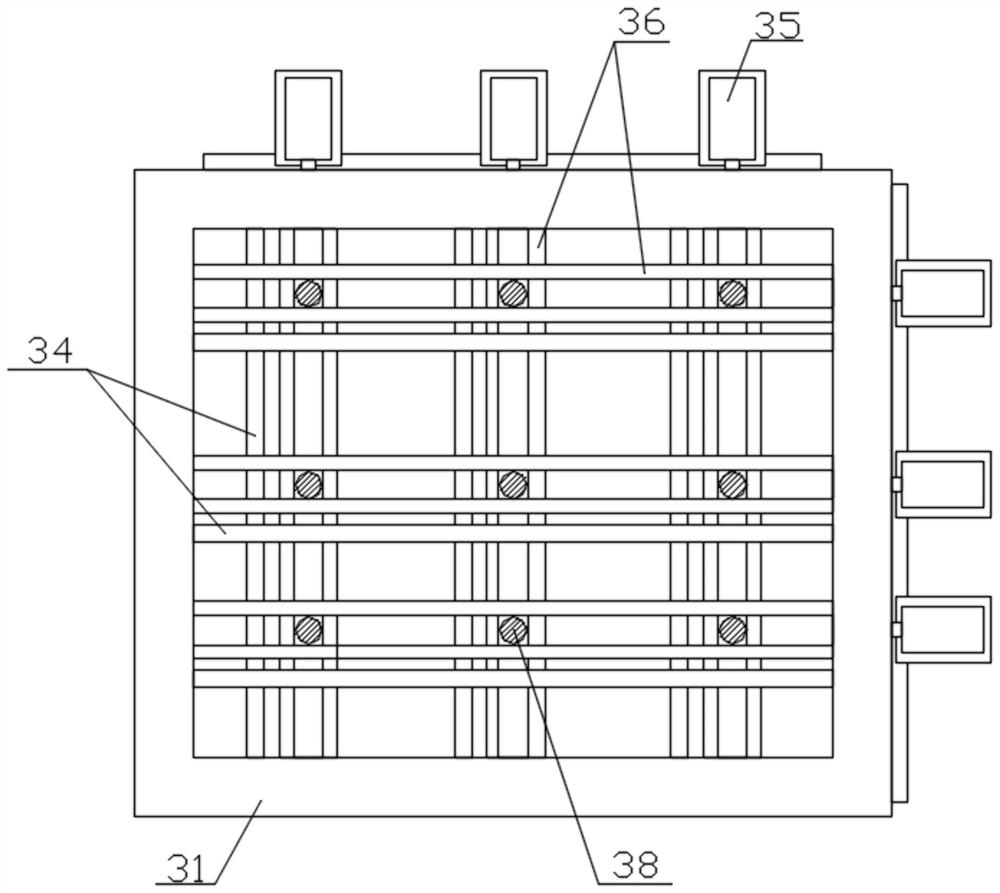 Polyamide fiber spinning cake stacking device