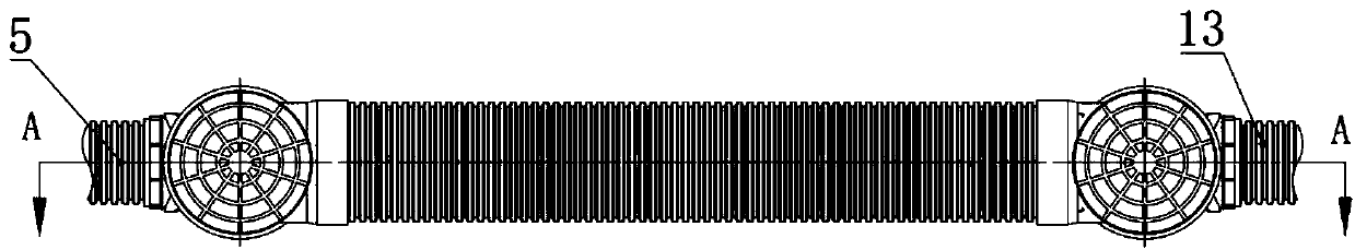 A rainwater oil pollution separation and filtration device