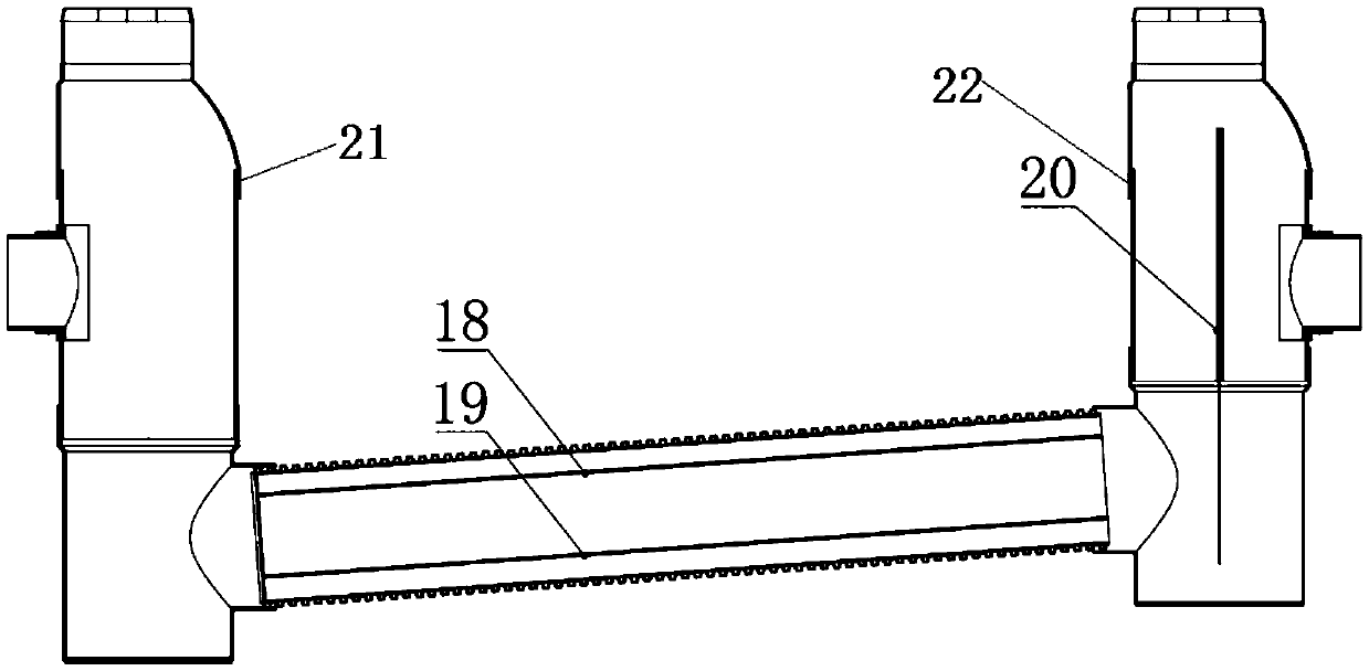 A rainwater oil pollution separation and filtration device