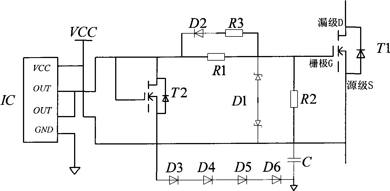 Grid-proof driving signal oscillation circuit