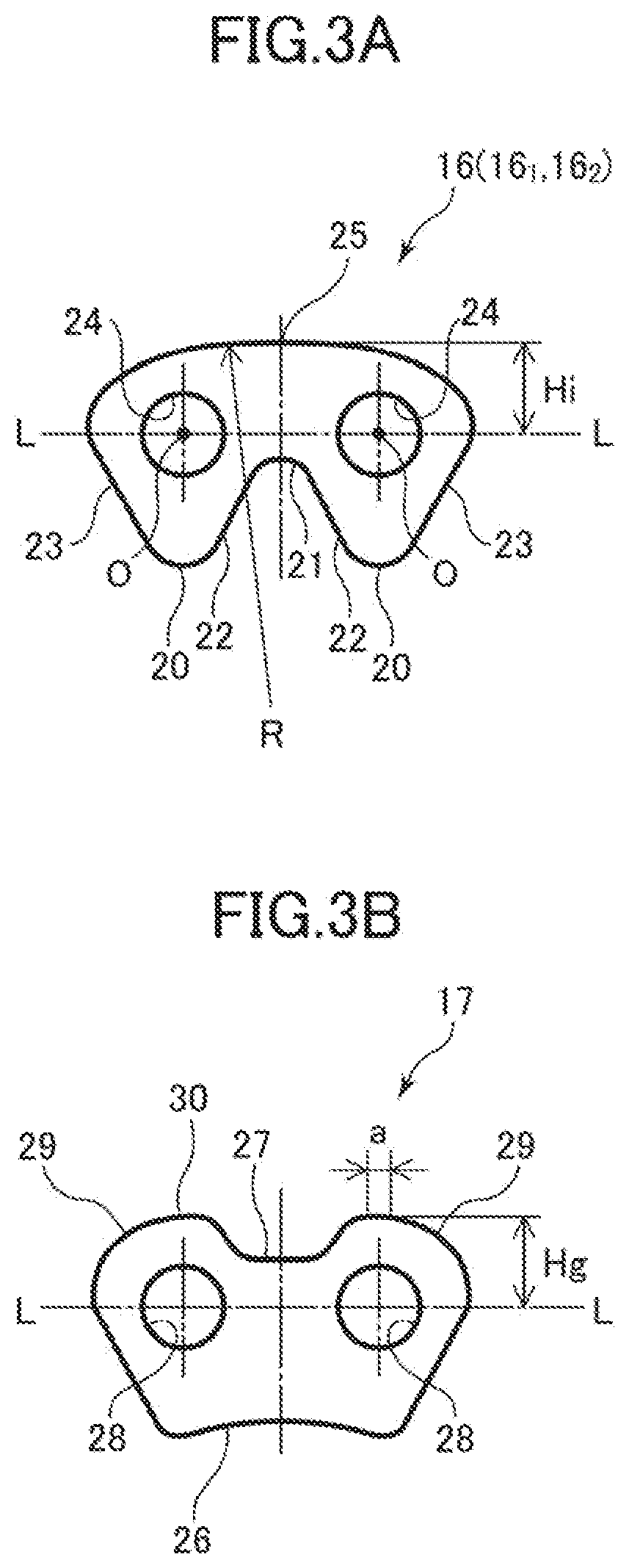 Chain transmission device