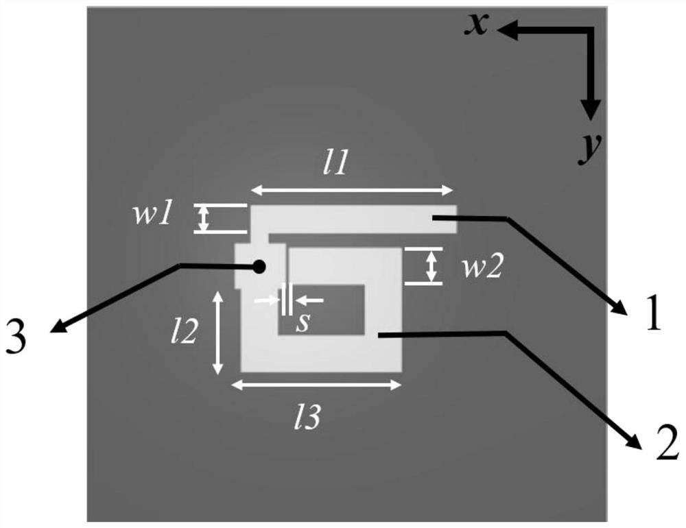 Method for realizing broadband work of patch antenna by using coplanar terminal